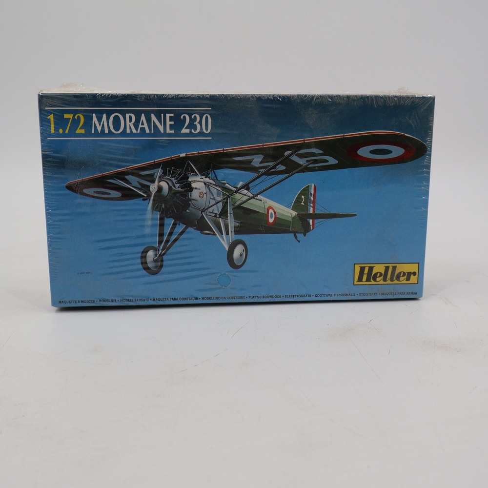 Heller Morane 230 Plastic Model Airplane Kit 1:72 Scale Blue 80217 New‎ Sealed
